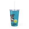 Bandit - This is How I Roll - Plastic Tumbler with Straw