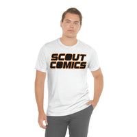 Scout Comics - Black Logo - Unisex Jersey Short Sleeve Tee