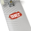 Rabid World (Red Splatter Logo Design) - Kiss-Cut Stickers