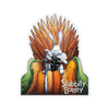 Stabbity Bunny (Carrot Throne Design) - Kiss-Cut Stickers