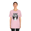 Ghost Planet - Pink Flower Logo - Unisex Jersey Short Sleeve Tee