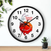 Stabbity Bunny (#1 Cover Design) - Wall Clock