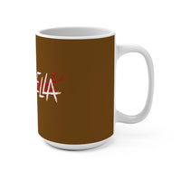 Killchella (White Logo Design) - Brown Coffee Mug 15oz