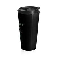 The Recount (Design Two) - Black Stainless Steel Travel Mug