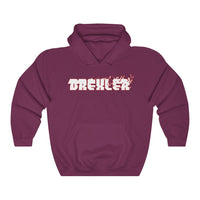 Drexler (White Logo Design) - Heavy Blend™ Hooded Sweatshirt