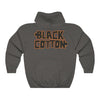 Black Cotton (Logo Design) - Heavy Blend™ Hooded Sweatshirt