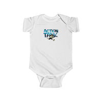 Action Tank -   Blue Logo Design -Infant Fine Jersey Bodysuit