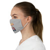 The Mall (Arcade Design) - Grey Fabric Face Mask
