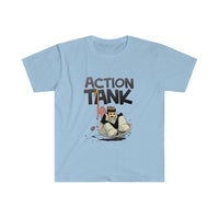 Action Tank - Sledding Design- Unisex Softstyle T-Shirt