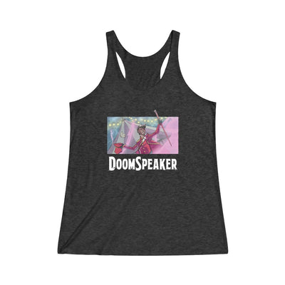 Doom Speaker (Design) - Women's Tri-Blend Racerback Tank