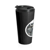 Frank At Home On The Farm (Design One) - Black Stainless Steel Travel Mug