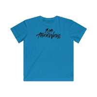 New Third Wave 99 design - Black Logo - Kids Fine Jersey Tee