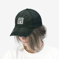 Code 45 (White Logo Design) - Unisex Trucker Hat