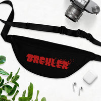 Drexler (Red Logo Design) - Black Fanny Pack