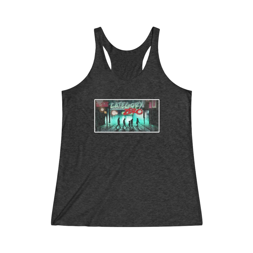 Category Zero (Group Design) - Women's Tri-Blend Racerback Tank