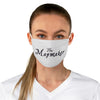 The Mapmaker (Design 1) - White Fabric Face Mask