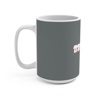 Drexler (White Logo Design) - Grey Coffee Mug 15oz