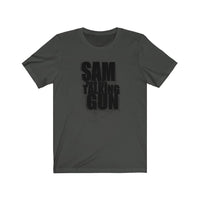 Sam and His Talking Gun (Logo Design)  - Unisex Jersey T-Shirt