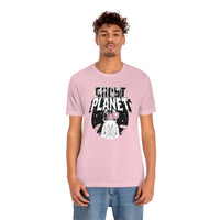 Ghost Planet - Pink Flower Logo - Unisex Jersey Short Sleeve Tee