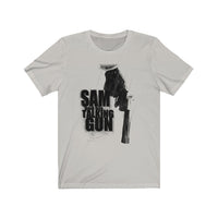 Sam and His Talking Gun (Gun Design)  - Unisex Jersey T-Shirt