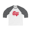 Long Live Pro Wrestling -  Logo Design - Unisex 3\4 Sleeve Baseball Tee