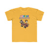 Misfitz Clubhouse - Logo/Skateboard Design - Kids Regular Fit Tee