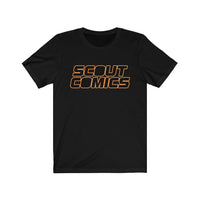 Scout Comics (Black Logo)  - Unisex Jersey T-Shirt