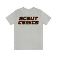 Scout Comics - Black Logo - Unisex Jersey Short Sleeve Tee