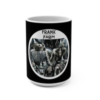 Frank At Home On The Farm (Design One) - Black Coffee Mug 15oz