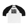 Cult of Ikarus - Still Here Logo - Unisex 3\4 Sleeve Baseball Tee