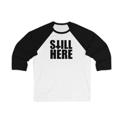 Cult of Ikarus - Still Here Logo - Unisex 3\4 Sleeve Baseball Tee