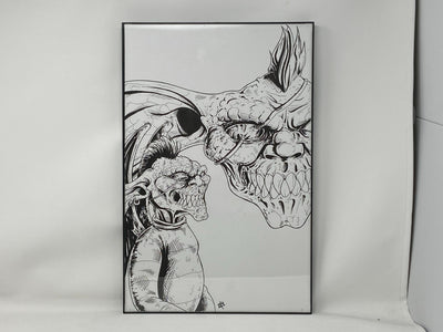 ORIGINAL ART - Headless #1 Webstore Exclusive Cover - Bryan Silverbax