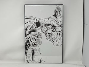 ORIGINAL ART - Headless #1 Webstore Exclusive Cover - Bryan Silverbax