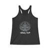 White Ash (Logo Design) - Women's Tri-Blend Racerback Tank