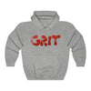 GRIT (Red Logo Design) - Heavy Blend™ Hooded Sweatshirt