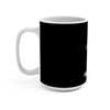 Yasmeen (Open Arms Design) -  Black Mug 15oz