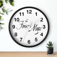 Forever Maps (Logo Design) - Wall Clock