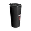 Drexler (Bullet Hole Design) - Black Stainless Steel Travel Mug