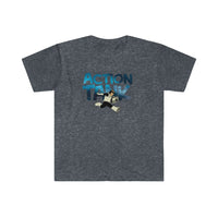 Action Tank - Blue Action Tank Logo - Unisex Softstyle T-Shirt