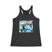 Category Zero (Shock Design) - Women's Tri-Blend Racerback Tank