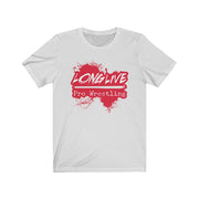 Long Live Pro Wrestling (Red Logo Design)  - Unisex Jersey T-Shirt