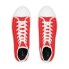 Oswald and the Star-Chaser - Red Starlond Design - Men's High Top Sneakers