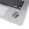 Ghost Planet - Red Logo - Kiss-Cut Stickers