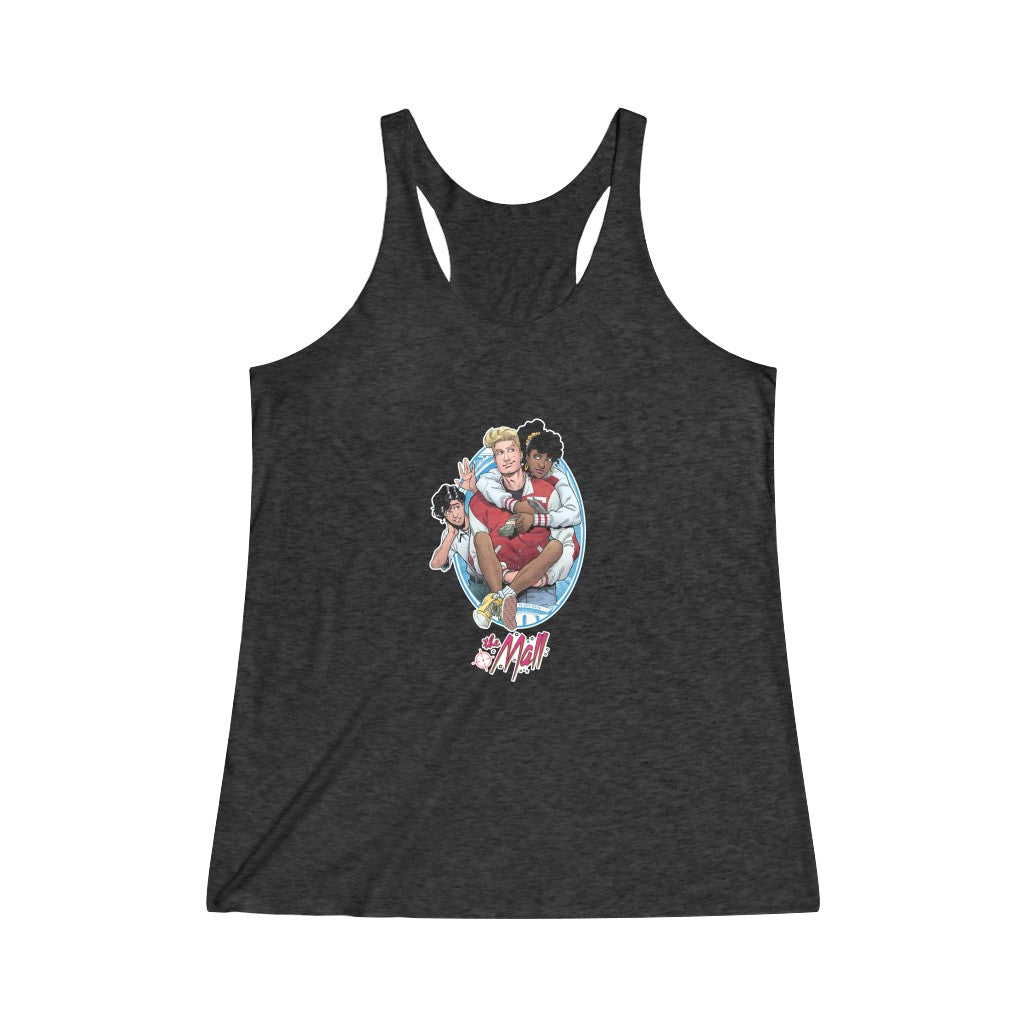 The Mall (Issue 6 Cover Design) - Women's Tri-Blend Racerback Tank