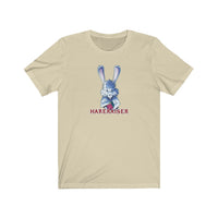 Stabbity Bunny (Harerasier Front Facing Design) - Unisex Jersey Short Sleeve Tee
