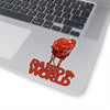 Rabid World (Head Design) - Kiss-Cut Stickers