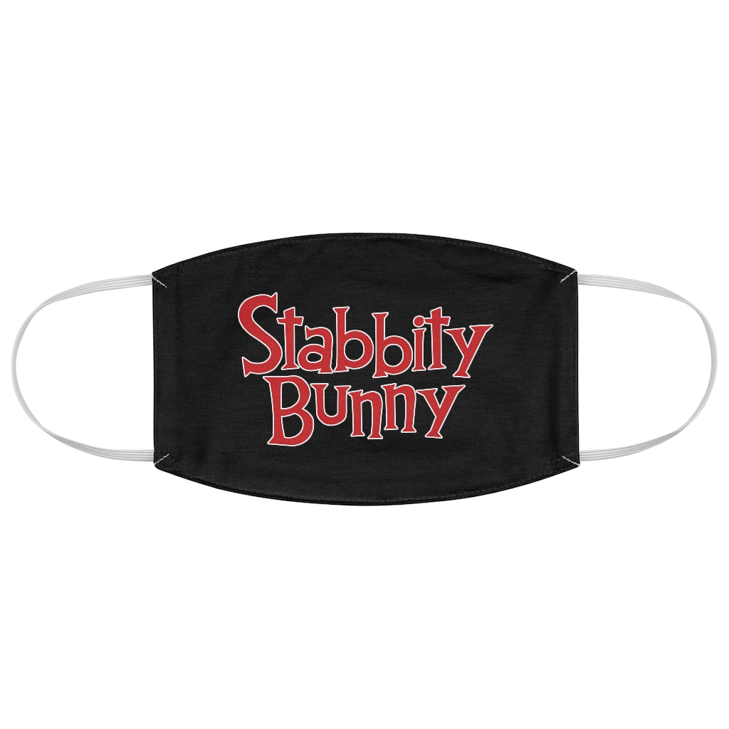 Stabbity Bunny (Logo) - Fabric Face Mask