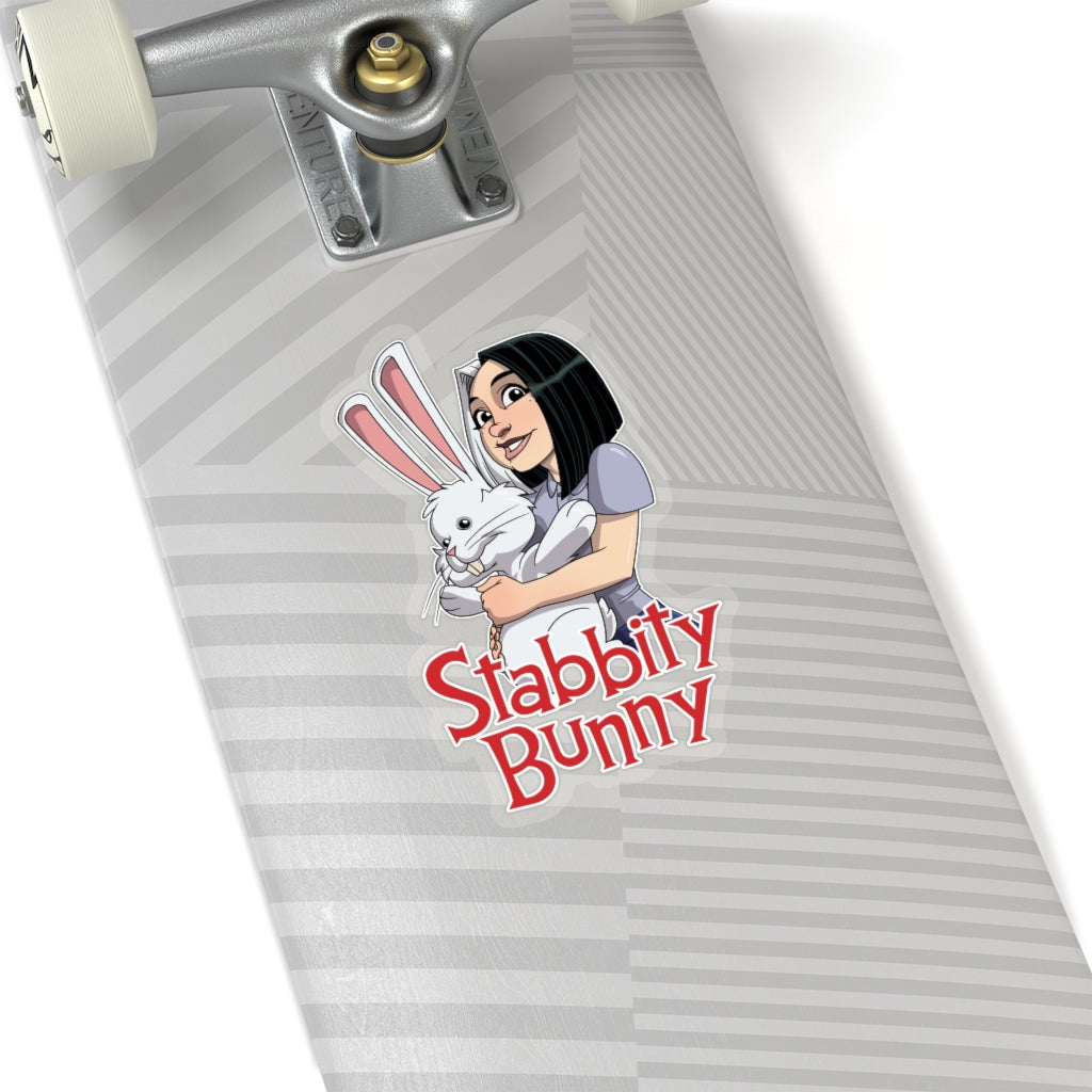 Stabbity Bunny (Grace Design) - Kiss-Cut Stickers