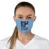 Distorted (Cover Design) - Blue Fabric Face Mask