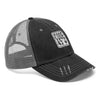 Code 45 (White Logo Design) - Unisex Trucker Hat